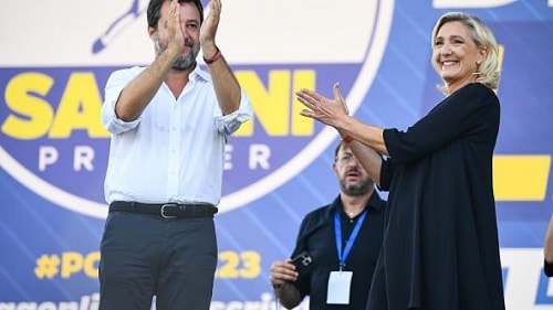 Salvini e Le pen